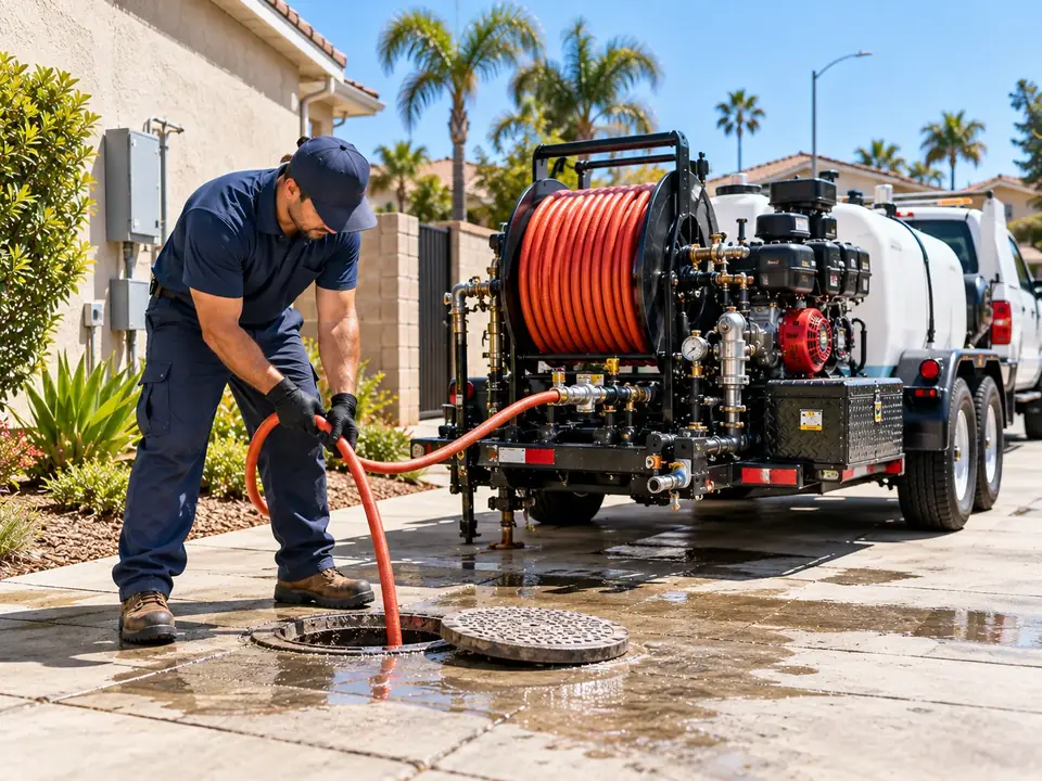 Drain Line Hydro Jetting in Whittier, CA